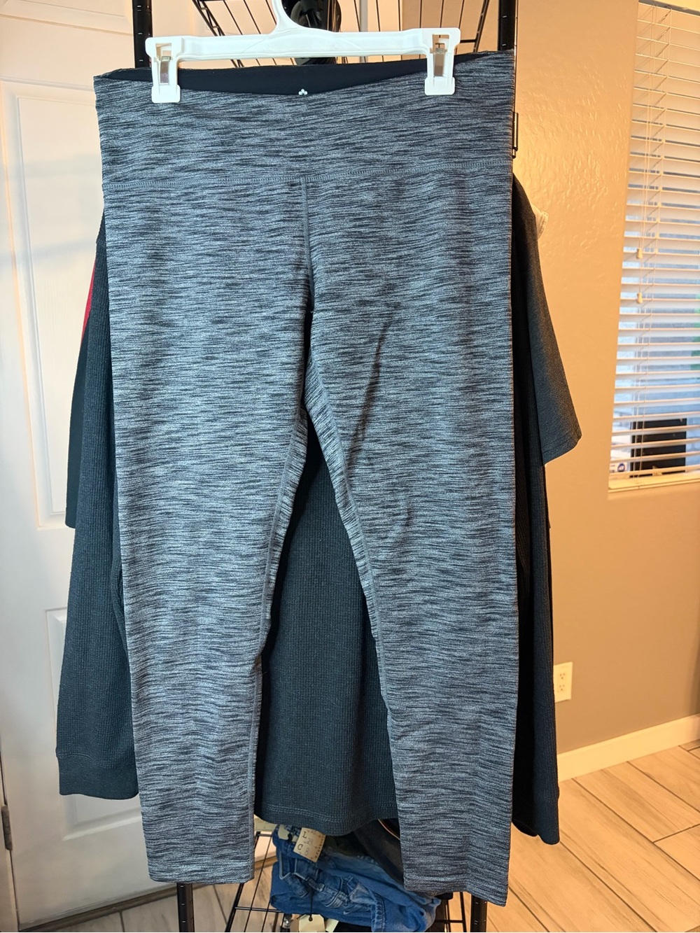 Tuff Athletics Gray Heather Leggings